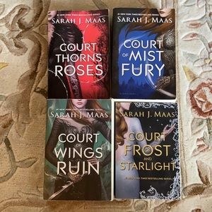 A Court of Thorns and Roses by Sarah J. Maas (original covers)